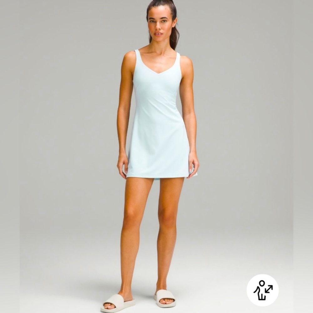 NWT lululemon align dress sheer blue Size 6